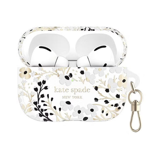 Kate Spade for AirPods Case for 1st / 2nd Gen Multi Floral Black & White