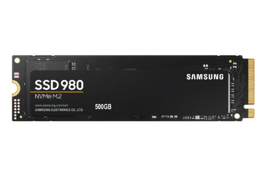 Samsung 980 500GB, V-NAND, M.2 (2280), NVMe, R/W(Max) 3,100MB/s/2,600MB/s, 400K/470K IOPS, 300TBW, 5 Years Warranty