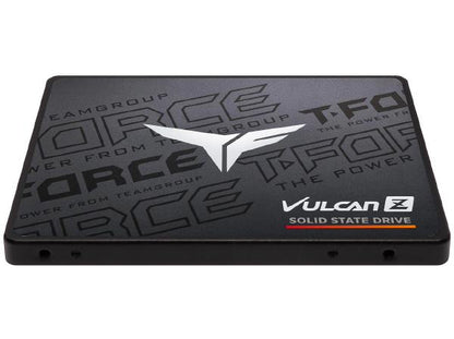 SSD From Team Group T-Force VULCAN Z 512GB, 3D NAND TLC, 2.5" SATA 3, R/W(MAX) 540MB/s/470MB/s, 400TBW. 3 Years Warranty