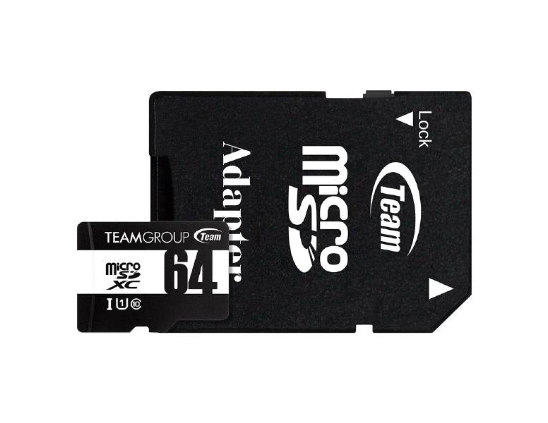 Team Group Micro SDXC UHS-I U1 C10 64 GB Memory Card.