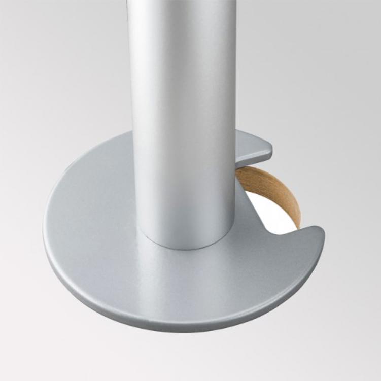 For monitors mount Atdec Grommet Rigid Clamp Silver
