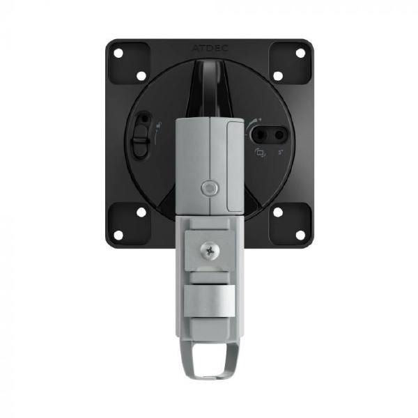For monitors and displays mounting Atdec AWM-A13T Short Swing Monitor Arm, Adjustable Tilt and Pan, Silver
