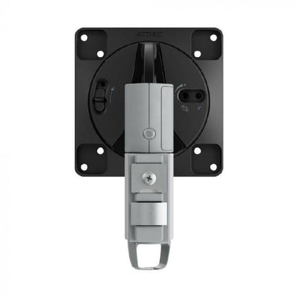 For monitors and displays mounting Atdec AWM-A13T Short Swing Monitor Arm, Adjustable Tilt and Pan, Silver