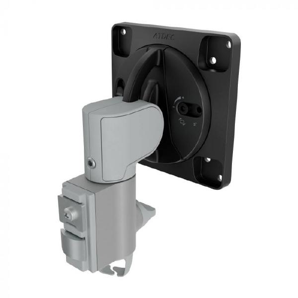 For monitors and displays mounting Atdec AWM-A13T Short Swing Monitor Arm, Adjustable Tilt and Pan, Silver