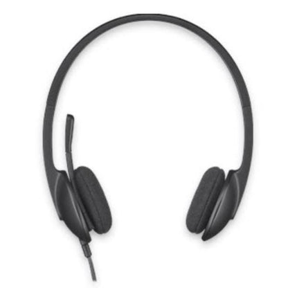 For multimedia Logitech Wired USB Headset H340, Black, Noise Cancelling MIC, 1.8m Cable