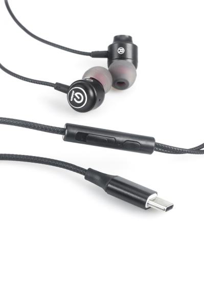 Shintaro USB-C Stereo Earphones with In-line Microphone - Design for USB-C Tablets, iPads, Laptops and Chromebooks