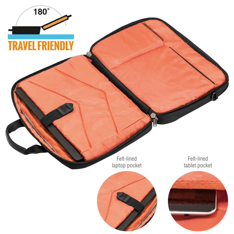 Travel Friendly Multifunction durable Everki Flight Travel Friendly Laptop Bag Briefcase up to 16-Inch