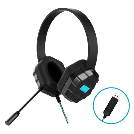 Gumdrop DropTech USB B2 Kids Rugged Headset - Compatible with all devices with USB-A connector