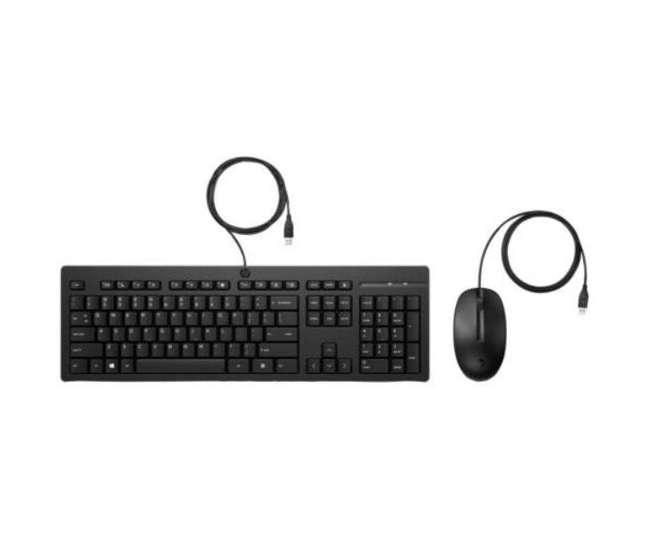 For Desktop HP 225 Wired Mouse and Keyboard Combo -286J4AA- Black