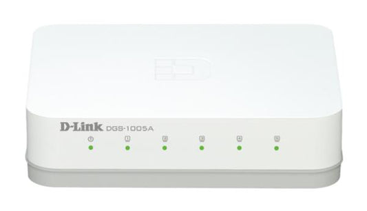 Router D-Link 5-Port Gigabit Unmanaged Desktop Switch with 5 Gigabit RJ45 Ports - White