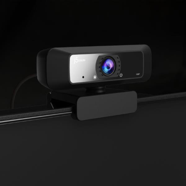 For Video Conferencing J5create JVCU100 USB Full HD Webcam (1080p/30 FPS) with 360 Rotation
