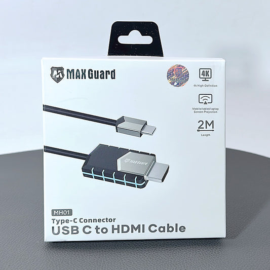 Data Cable Maxguard 2m 4K High-Definition Type-C Connector USB C To HDMI Cable