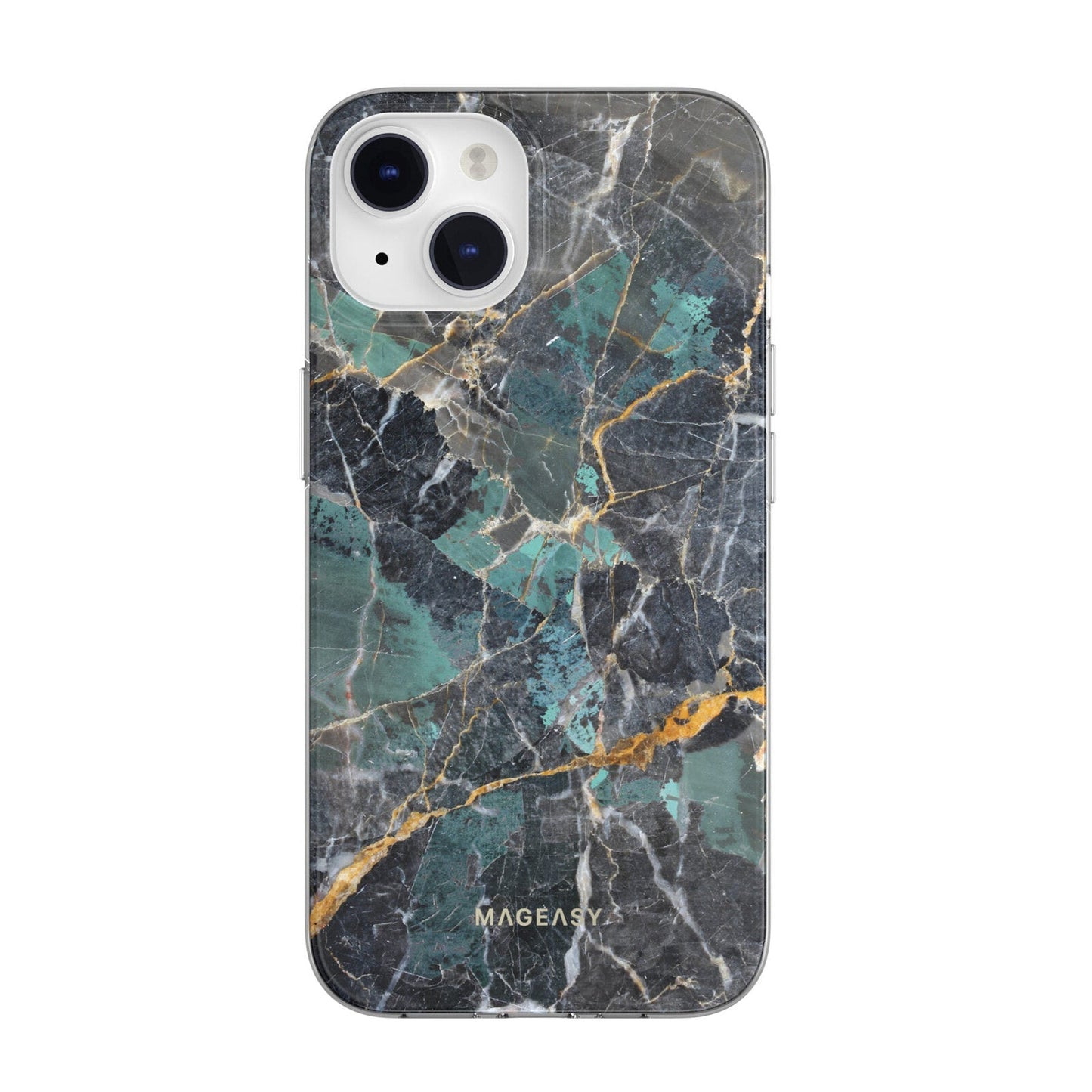 For Apple iPhone 14 Plus Pro & Max Marble & Glamour Durable Rugged Pattern Case