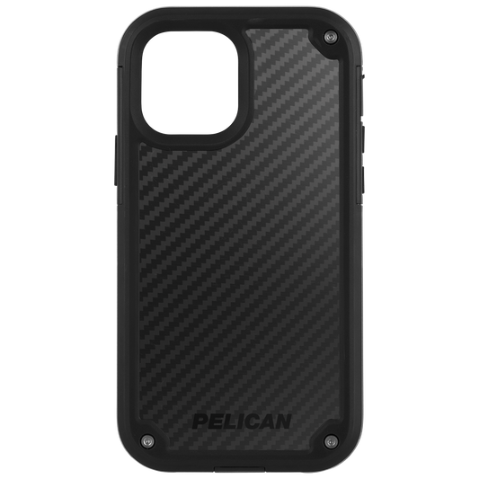 For iPhone 12 Mini Shield Case + Holster Shockproof Durable Black Kevlar Case