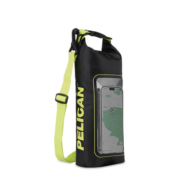 Genuine Pelican Marine Waterproof 2L Dry Bag w/ Phone Window - Neon AU Stock