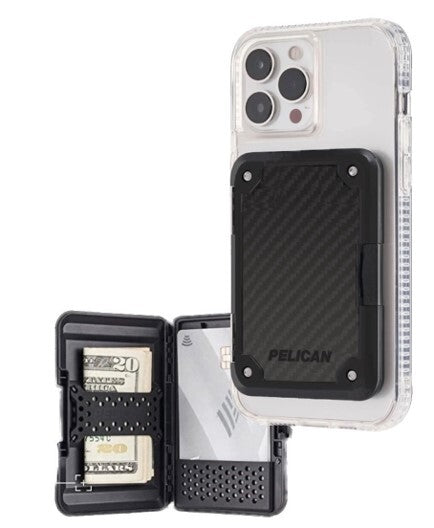 Genuine Pelican Shield Magnetic Wallet RFID Blocking - Black AUS STOCK BRAND NEW