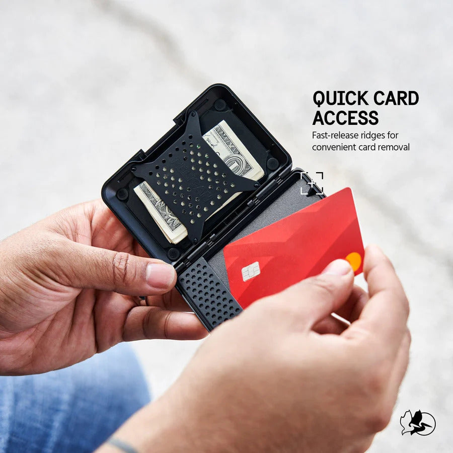 Genuine Pelican Shield Magnetic Wallet RFID Blocking - Black AUS STOCK BRAND NEW