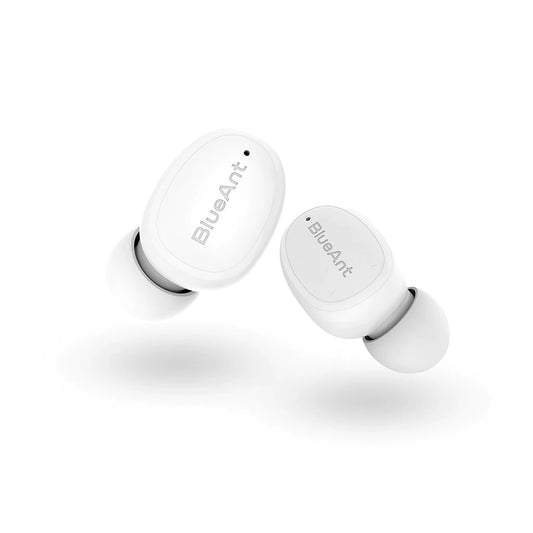 BlueAnt Pump Air Nano True Wireless Bluetooth 5.3 EarBuds - White