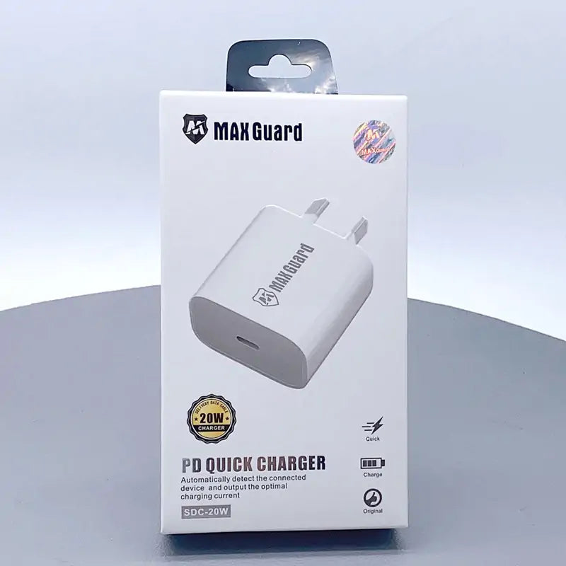 Charger 20W USB-C Maxguard PD quick charge Wall Power Adapter