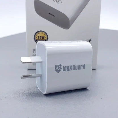 Charger 20W USB-C Maxguard PD quick charge Wall Power Adapter