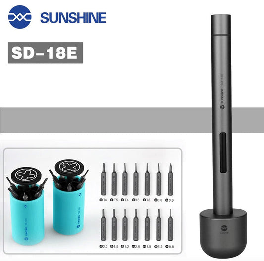 Sunshine SD-18E Mini Lithium Electric Screwdriver With With LED Lighting For iPhone / iPad / Table / Camera Repair