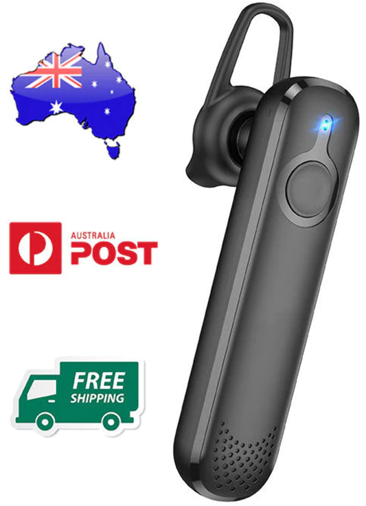 Headset Trucker Earphone Driving Handsfree Wireless Earpiece Earbud Bluetooth AU