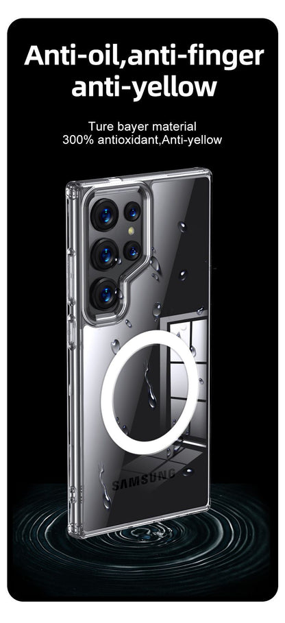 Aero Glide Magnetic Protective Bumper Case for Samsung Galaxy S24 Ultra