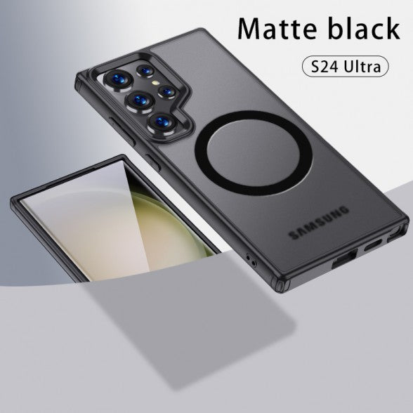 Aero Glide Magnetic Protective Bumper Case for Samsung Galaxy S24 Plus