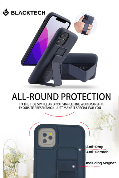 For iPhone 15 Series (Plus Pro & Max) Convenient Standing Case - Black