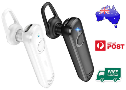 Headset Trucker Earphone Driving Handsfree Wireless Earpiece Earbud Bluetooth AU