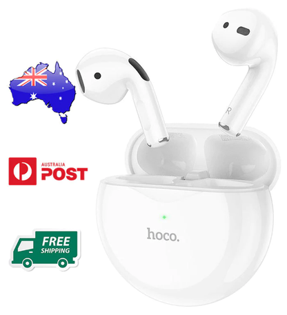 Hoco EW24 Simple True Wireless Bluetooth Inear Earphones - White