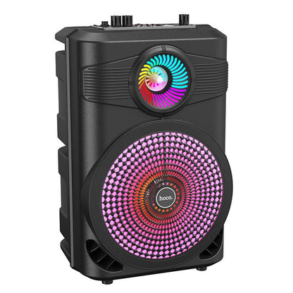 Hoco BS46 Karaoke Bluetooth Speaker With Microphone Deep Bass Rugged  - Black