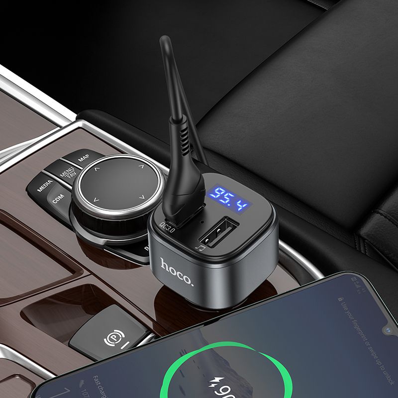 Hoco E67 QC3.0 Car Bluetooth wireless MP3 FM Transmitter Charger