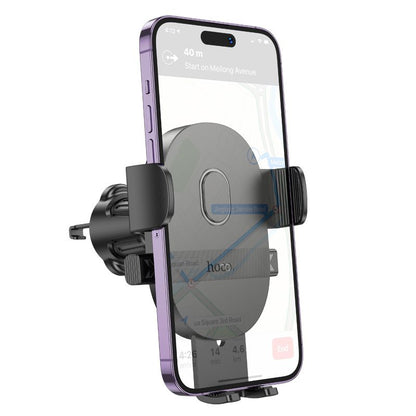 Phone Holder Mighty One Button AirVent Outlet Car Holder Sturdy/Strong - Black