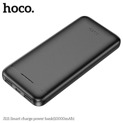 Hoco J111 10000mAh Power Bank Smart Portable For Android & iPhones Charge 2 at 1 Time