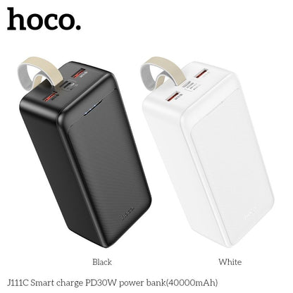 Hoco 40000mAh Portable Smart Charge Power Bank Intelligent Balance PD 30w - Black