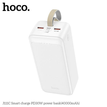 Hoco 40000mAh Portable Smart Charge Power Bank Intelligent Balance PD 30w - Black