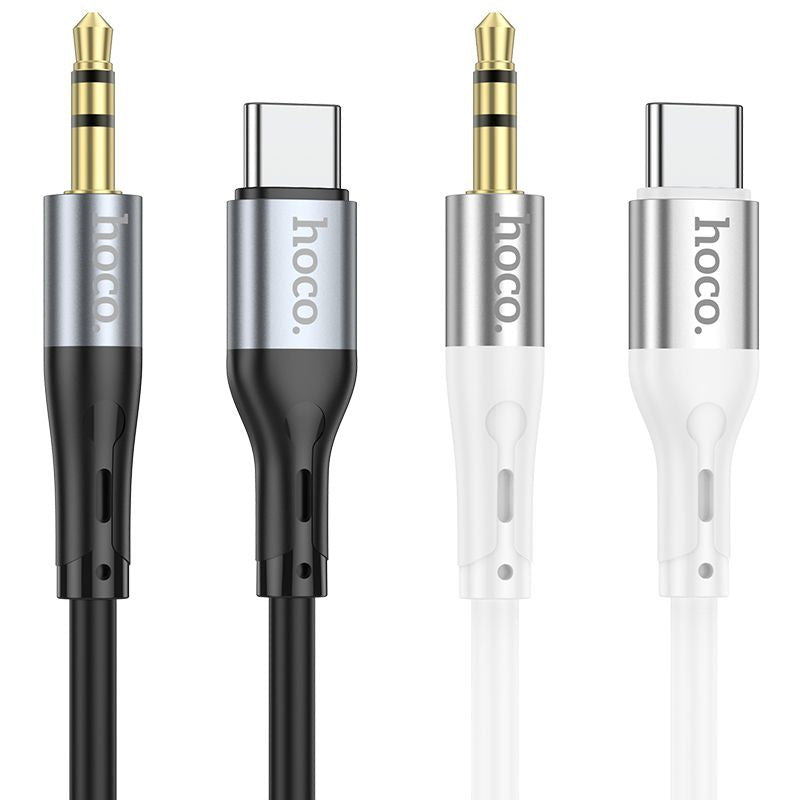 Hoco USB Type C TO 3.5mm AUX Headphone Jack  Silicon Audio Cable