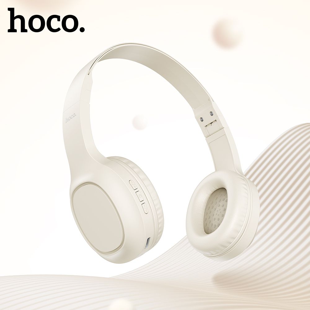 Hoco W46 Charm Wireless Bluetooth OverEar Foldable Headphones With Long Battery