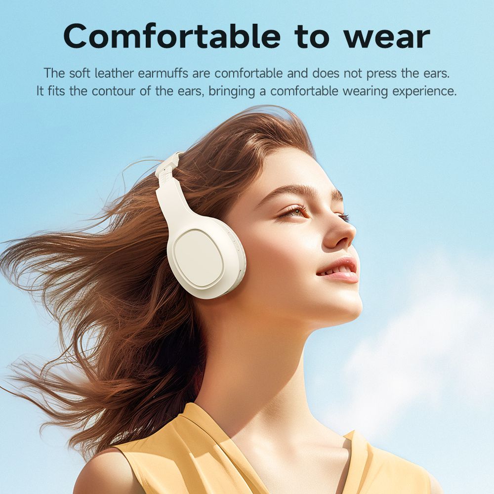 Hoco W46 Charm Wireless Bluetooth OverEar Foldable Headphones With Long Battery