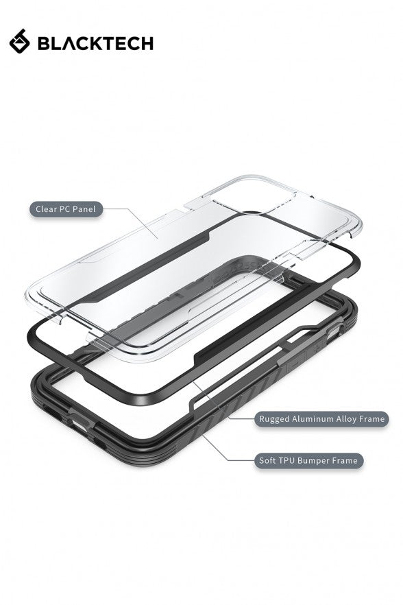 Genuine iPhone 12 6.1 inch Heavy Duty Defense Armour Shield Aluminum Alloy Durable Case