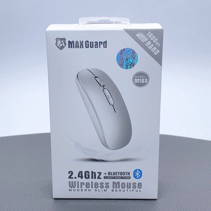 Wireless Mouse Maxguard 2.4ghz Bluetooth Connectivity Fast, reliable and rechargable