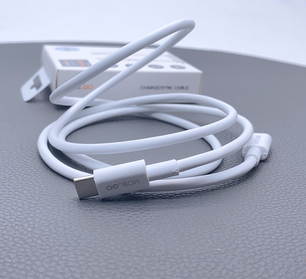 USB Type-C Charging Cable Mobigo 1m 18W PD To Lightning Fast charge Cable