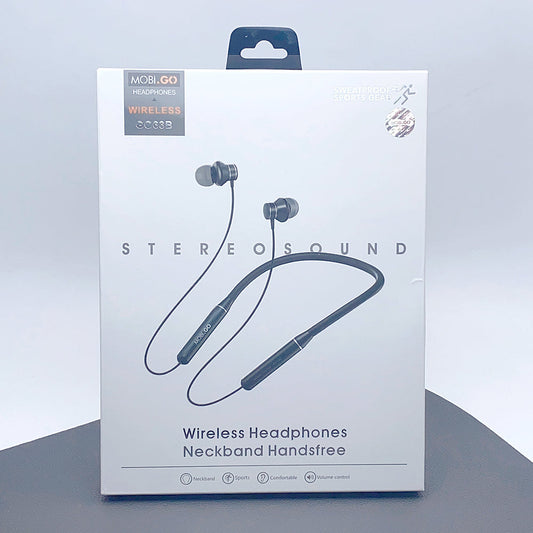 Best Audio Mobigo Magnetic Neckband Wireless Bluetooth Headphones Earphones with volume control