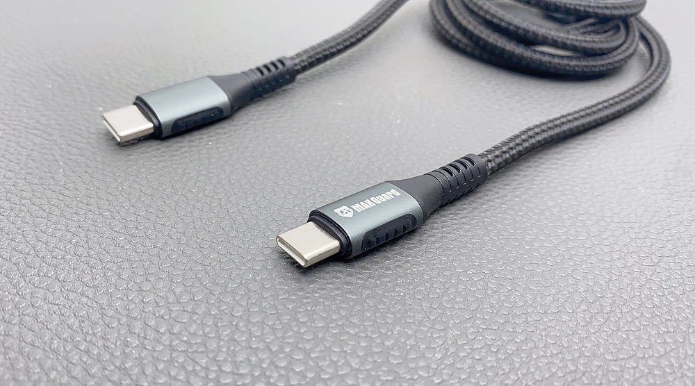 Charging cable Maxguard 1m 65W Type-C to Type-C Braided Cable