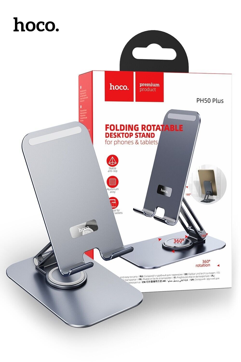 Hoco Adjustable Folding Tablet iPhone Android Stand Bracket Portable Tablet Holder AU