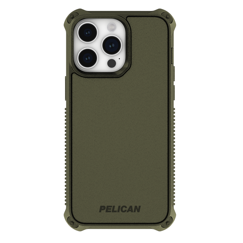 Genuine Pelican Guardian Magnetic Case For iPhone 15 Pro Max - Olive Drab AU