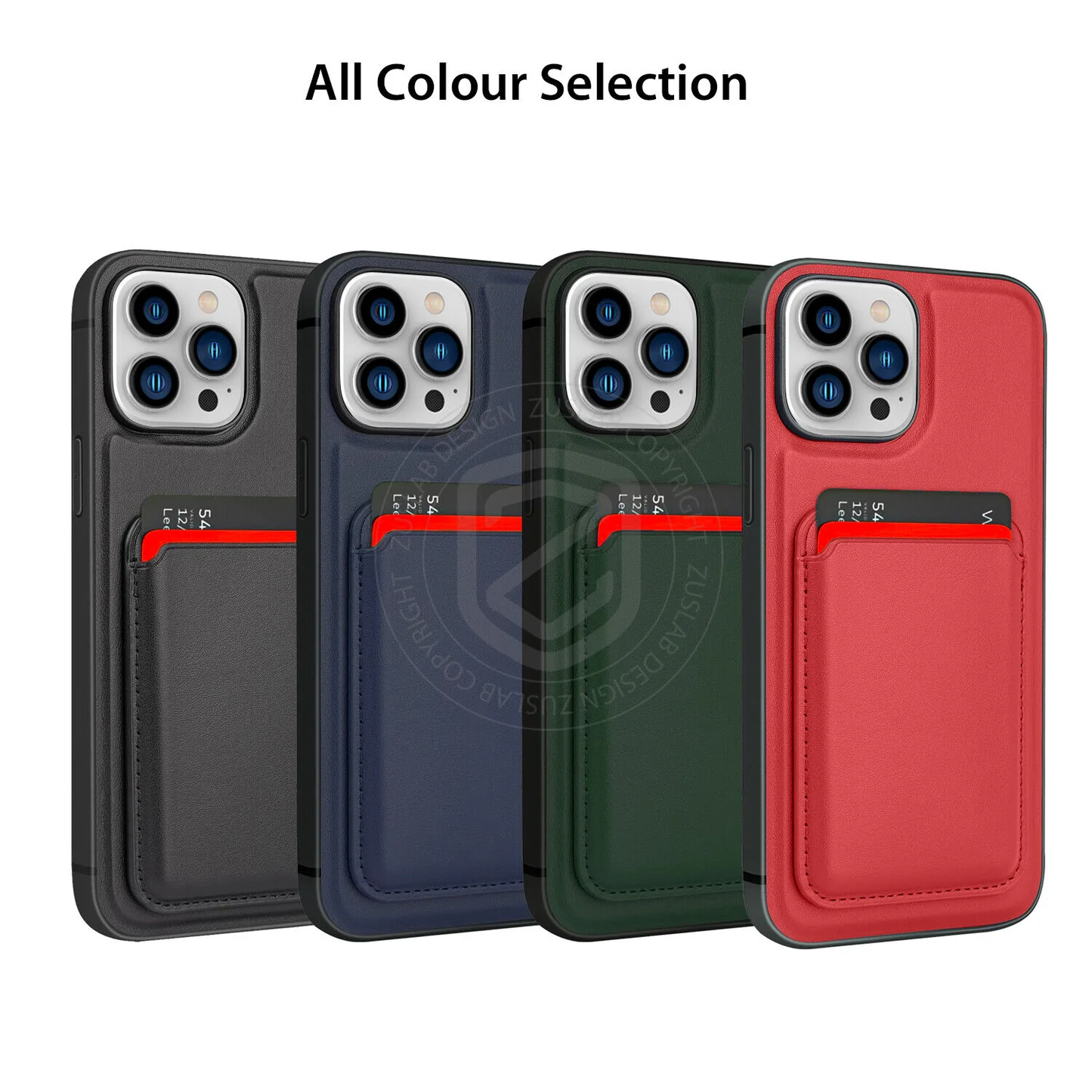 Split Magnetic With Card Holder Shockproof Cover Case For iPhone 14 Pro Max Plus