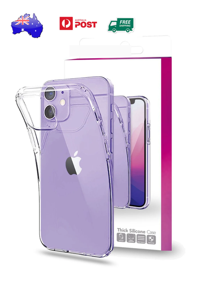 Thick Silicone Shockproof Clear Case for iPhone 15 Series (Plus Pro & Max)
