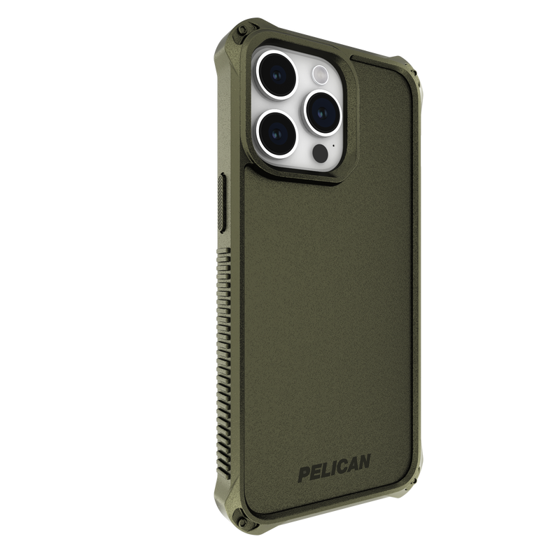 Genuine Pelican Guardian Magnetic Case For iPhone 15 Pro Max - Olive Drab AU